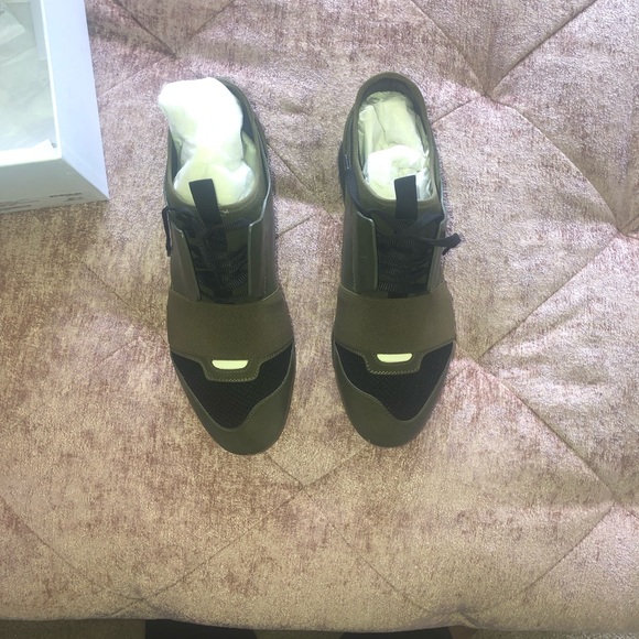 Men’s balenciaga track runners hunter green - Picture 4 of 8